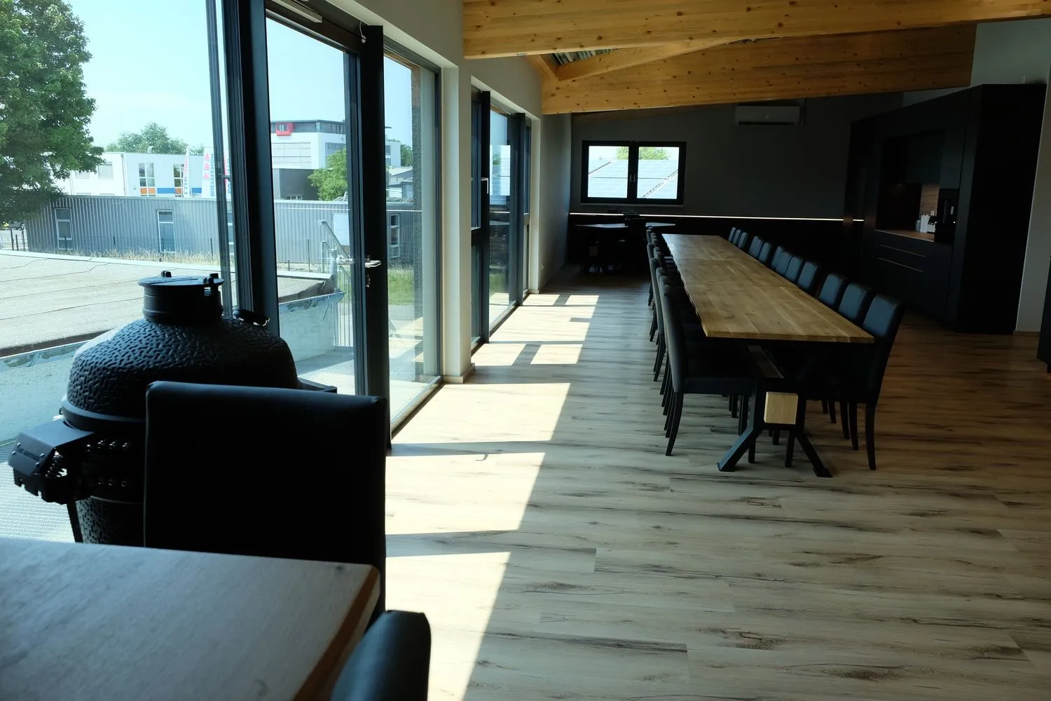 Übergang zur Dachterasse